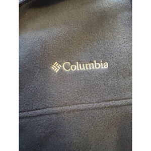 Columbia Fleece Jacket Mens Large Dark Gray
